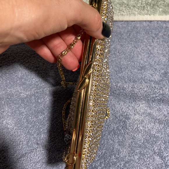 Gorgeous Isabella Adams evening crystal dragonfly evening bag bridal clu… - Picture 9 of 12